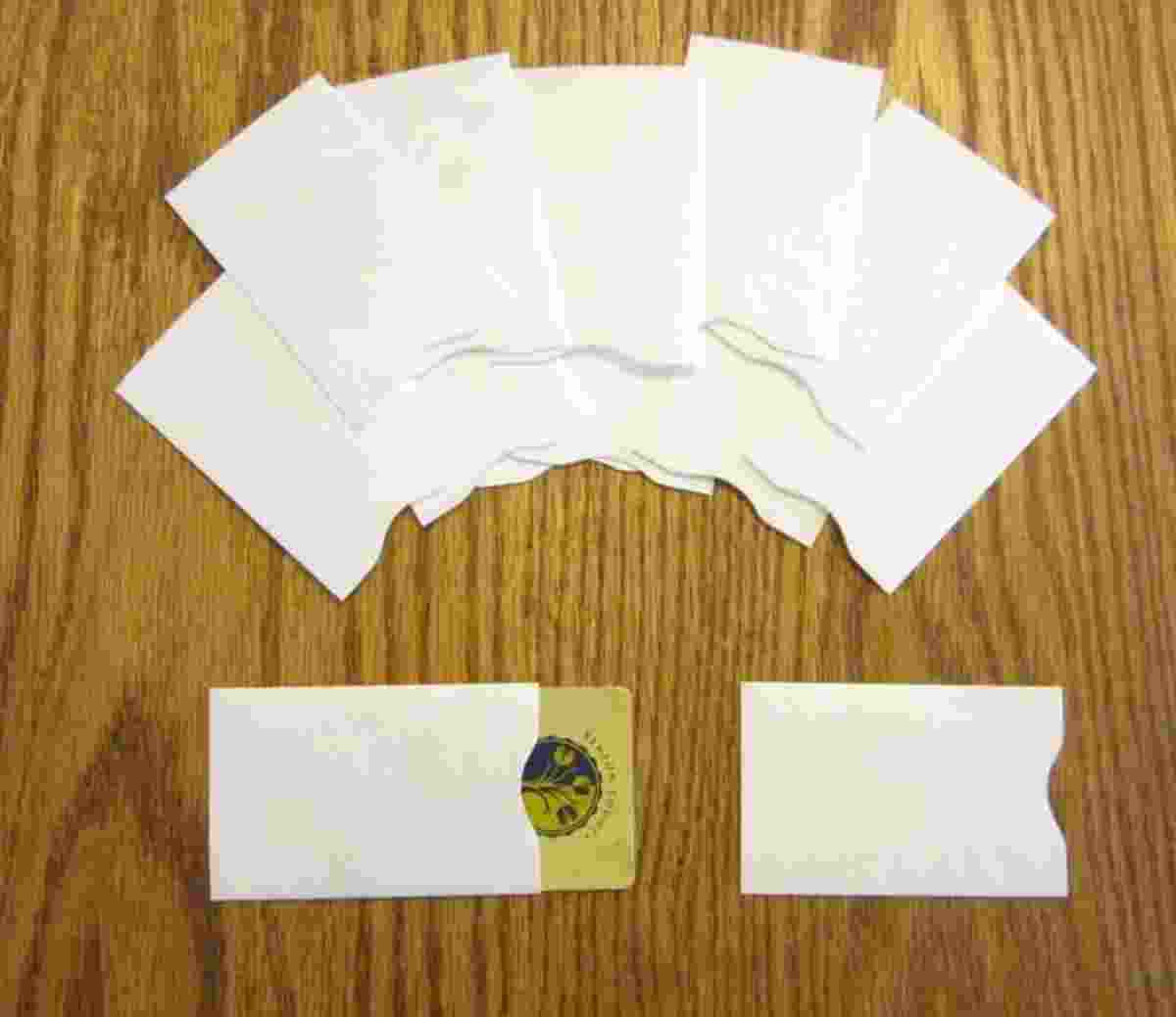 ATM PVC Card Addhar/Credit/Debit/DL/Business/Wedding wallet envelops Paper card Pouch